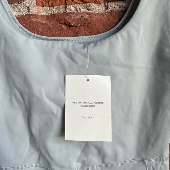 OAK + FORT light blue romper - size small - Picture 2 of 6